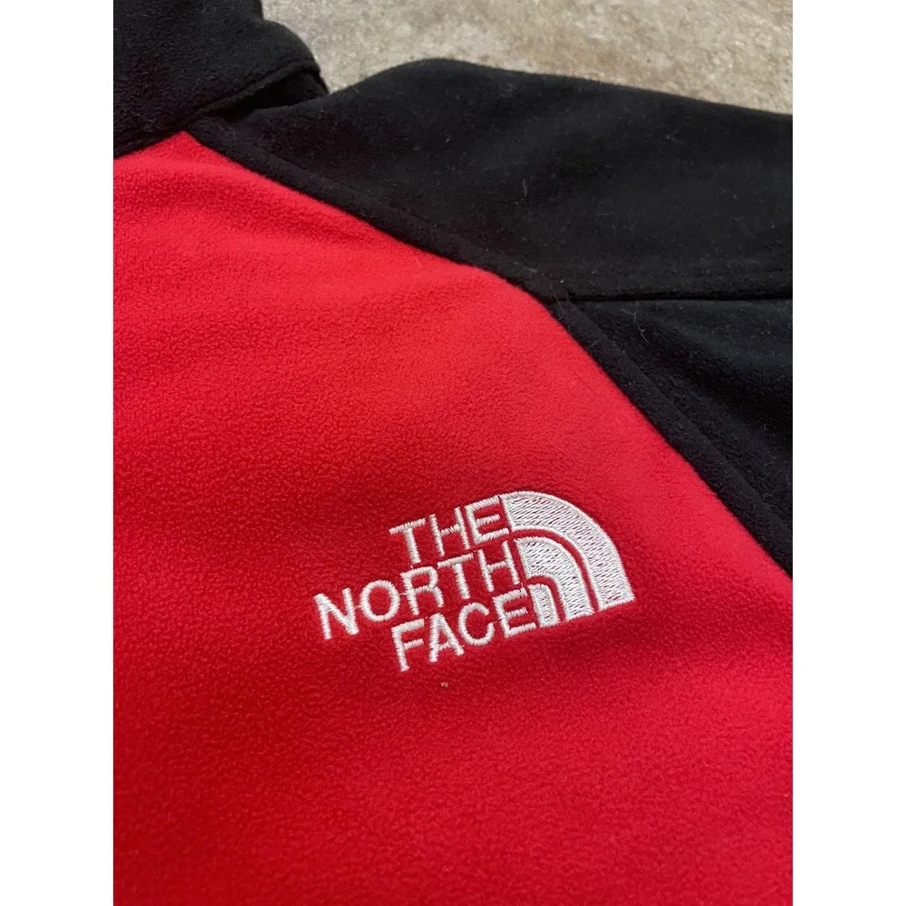 The North Face Jacket Mens Medium Red Black Summit Series Windstopper Fleece - Picture 4 of 16